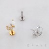 MULTI CZ ROUND MARQUISE OPAL FAN ARCH LINE THREADLESS (PUSH IN) 316L SURGICAL STEEL LABRET SET